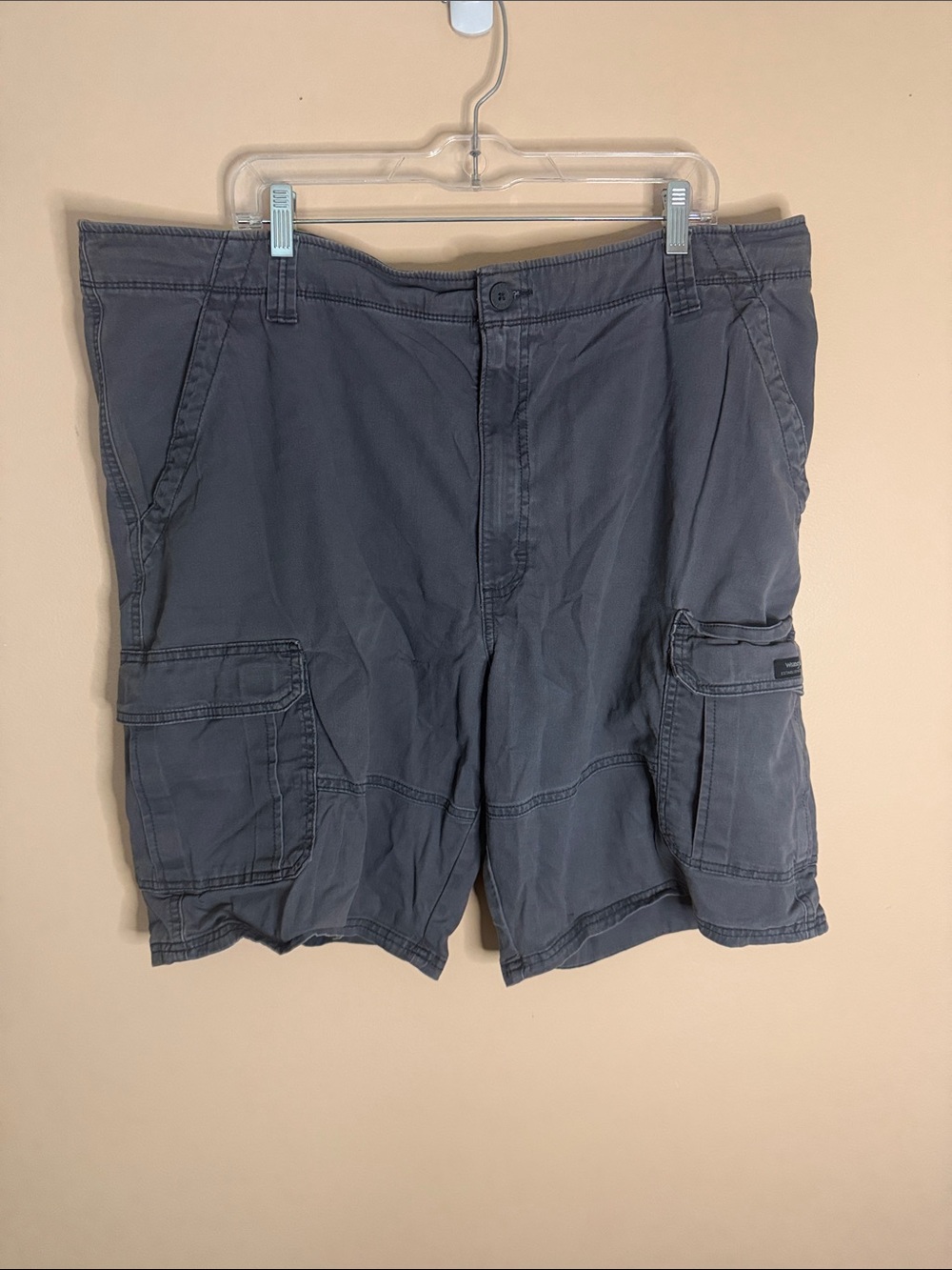 Wrangler Men's Cargo Shorts in Slate Blue